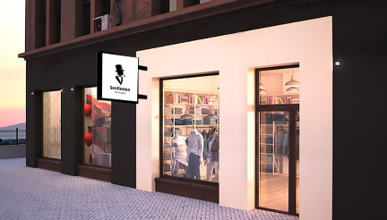 insegna display a bandiera